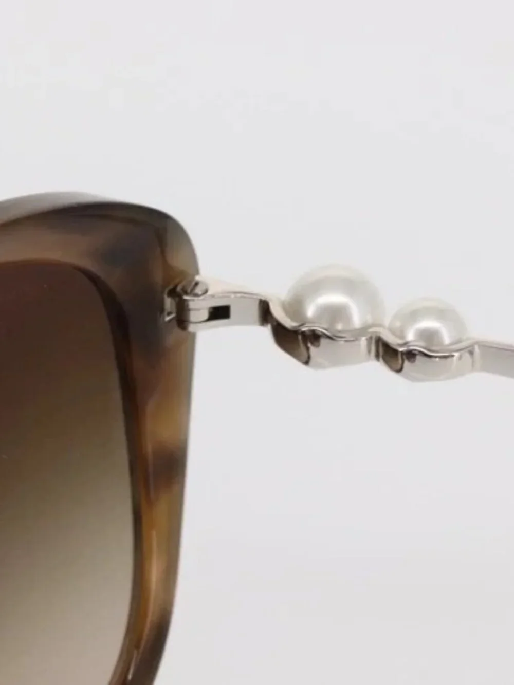 CHANEL Sunglasses plastic Brown CC Auth BA8711V